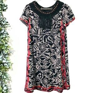 Anthropologie floreat Abelia beaded dress medium